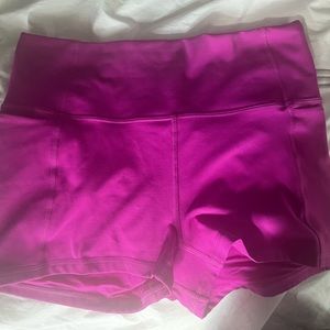Fabletics hot pink yoga shorts - medium